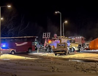 Беларусский пассажирский автобус попал в аварию в Польше