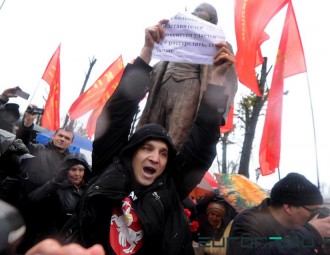 В Минске сорвали открытие памятника Ленину