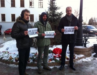 Ужо трое ўдзельнікаў акцыі “Je Suis Charlie” чакаюць суда ў Мінску