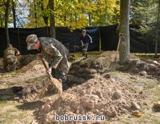 В Бобруйске эксгумируют останки немецких солдат времён Второй мировой войны