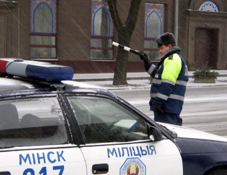 ГАИ предупреждает об ограничениях движения в центре Минска во время празднования Нового года