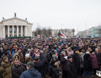 На ўдзельнікаў «Марша недармаедаў» у Гомелі складаюць пратаколы