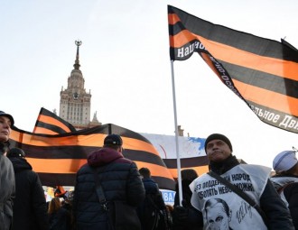 На митинге в Москве в честь годовщины аннексии Крыма выявили проплаченную массовку